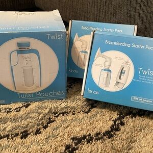 Kiinde Breastfeeding Twist Pouches with Caps